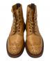 中古・古着 Tricker's (トリッカーズ) ウィングチップブーツ ブラウン サイズ:8.5：15000円