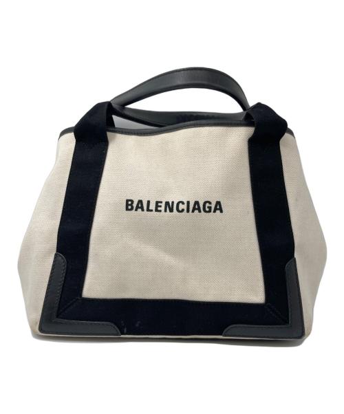 BALENCIAGA（バレンシアガ）BALENCIAGA (バレンシアガ) キャンバストートバッグ アイボリーの古着・服飾アイテム
