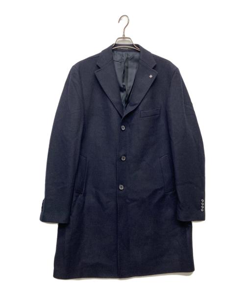 TAGLIATORE（タリアトーレ）TAGLIATORE (タリアトーレ) シングル3B チェスターコート ブラック サイズ:56の古着・服飾アイテム