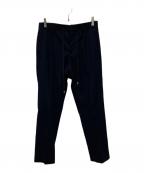 LARDINIラルディーニ）の古着「センタープレスパンツ/TR1605」｜ネイビー
