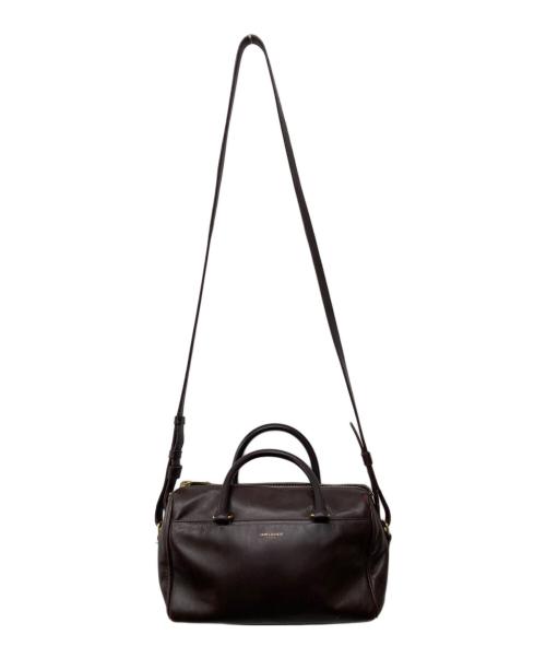 Saint Laurent Paris（サンローランパリ）Saint Laurent Paris (サンローランパリ) ベイビーダッフル 2WAYバッグ ボルドーの古着・服飾アイテム