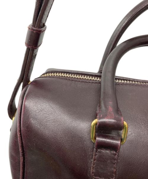 Saint Laurent Paris（サンローランパリ）Saint Laurent Paris (サンローランパリ) ベイビーダッフル 2WAYバッグ ボルドーの古着・服飾アイテム