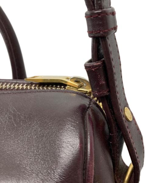 Saint Laurent Paris（サンローランパリ）Saint Laurent Paris (サンローランパリ) ベイビーダッフル 2WAYバッグ ボルドーの古着・服飾アイテム