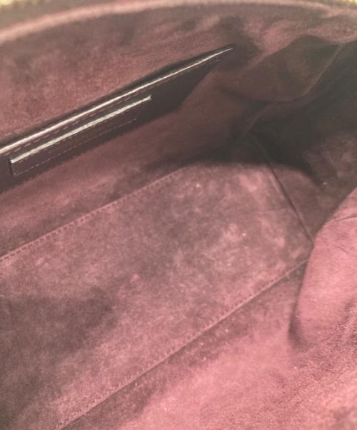 Saint Laurent Paris（サンローランパリ）Saint Laurent Paris (サンローランパリ) ベイビーダッフル 2WAYバッグ ボルドーの古着・服飾アイテム