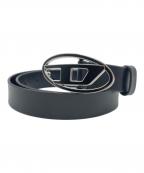 DIESELディーゼル）の古着「Dロゴベルト/X09716」｜ブラック