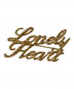 JIL SANDERジルサンダー）の古着「Lonely Heartモチーフピン」｜ゴールド