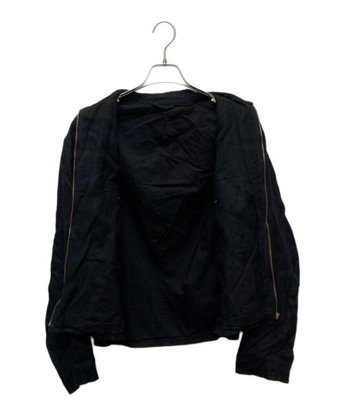 COMOLI（コモリ）COMOLI (コモリ) カナパ ジップショートジャケット/Z01-01007 ブラック サイズ:SIZE 2の古着・服飾アイテム