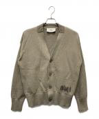 AMI Alexandre Mattiussiアミアレクサンドルマテュッシ）の古着「エンブロイダリー カーディガン」｜ベージュ