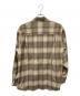 AURALEE (オーラリー) SUPER LIGHT WOOL CHECK SHIRT ベージュ サイズ:3：30000円