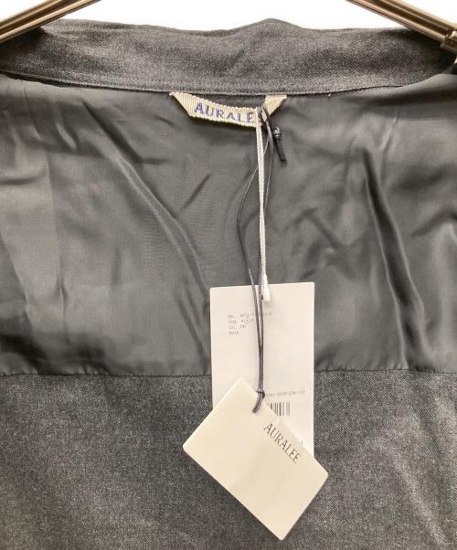 AURALEE（オーラリー）AURALEE (オーラリー) SUPER LIGHT WOOL SHIRT グレー サイズ:4の古着・服飾アイテム
