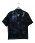 LAD MUSICIAN（ラッドミュージシャン）の古着「SPUN LAWN MONE HANA OPEN COLLAR SHORT SLEEVE SHIRT/2125-156」｜ブラック
