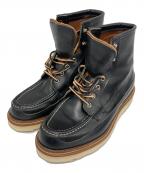 RED WINGレッドウィング）の古着「50周年モデル 犬タグ アイリッシュセッター レースアップ ブーツ」｜ブラック