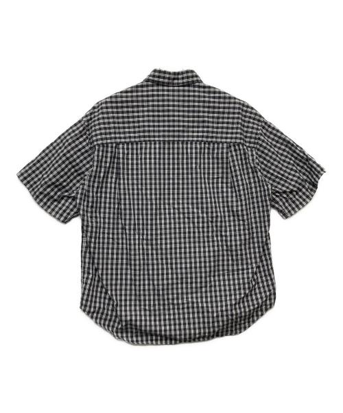 COOTIE PRODUCTIONS（クーティープロダクツ）COOTIE PRODUCTIONS (クーティープロダクツ) Check S/S Shirt ブラック サイズ:Ｓの古着・服飾アイテム