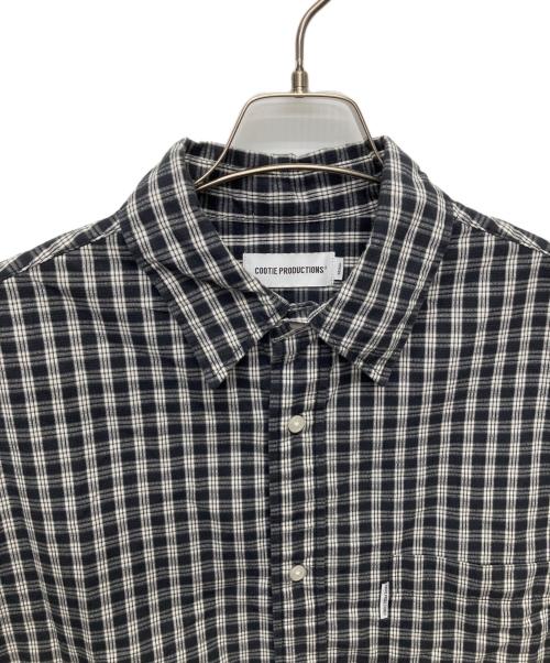 COOTIE PRODUCTIONS（クーティープロダクツ）COOTIE PRODUCTIONS (クーティープロダクツ) Check S/S Shirt ブラック サイズ:Ｓの古着・服飾アイテム