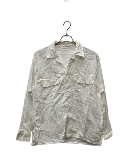 COMOLI（コモリ）COMOLI (コモリ) 空紡オックス C.P.Oシャツ/V01-02016 ホワイト サイズ:SIZE 2の古着・服飾アイテム