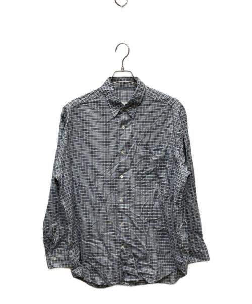 ANSNAM（アンスナム）ANSNAM (アンスナム) I am dork チェックシャツ グレー サイズ:FREEの古着・服飾アイテム