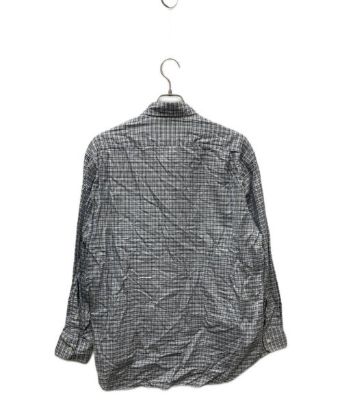 ANSNAM（アンスナム）ANSNAM (アンスナム) I am dork チェックシャツ グレー サイズ:FREEの古着・服飾アイテム