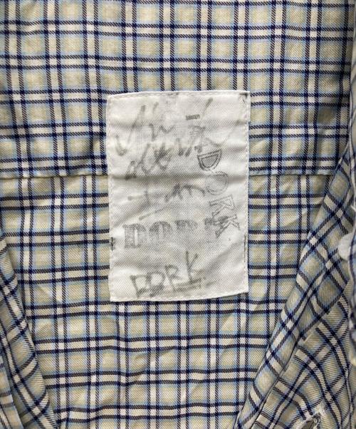 ANSNAM（アンスナム）ANSNAM (アンスナム) I am dork チェックシャツ グレー サイズ:FREEの古着・服飾アイテム