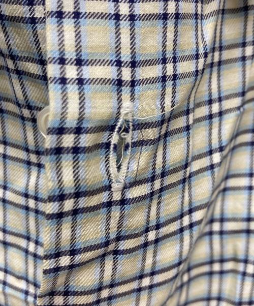 ANSNAM（アンスナム）ANSNAM (アンスナム) I am dork チェックシャツ グレー サイズ:FREEの古着・服飾アイテム