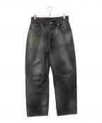 ANCELMアンセルム）の古着「TAPERED 5P DENIM PANTS」｜グレー