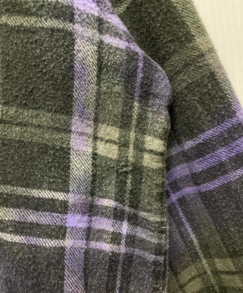 Rebuild by Needles（リビルドバイニードルス）Rebuild by Needles (リビルドバイニードルス) Flannel Shirt 7Cut/KP272 パープル サイズ:不明の古着・服飾アイテム