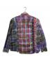Rebuild by Needles (リビルドバイニードルス) Flannel Shirt 7Cut/KP272 パープル サイズ:不明：10000円