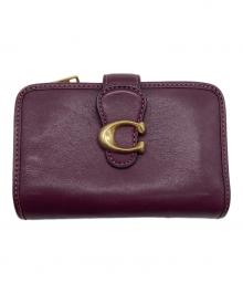 COACH（コーチ）の古着「タビー ミディアム ウォレット/CA193」｜パープル