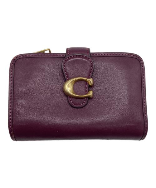 COACH（コーチ）COACH (コーチ) タビー ミディアム ウォレット/CA193 パープルの古着・服飾アイテム