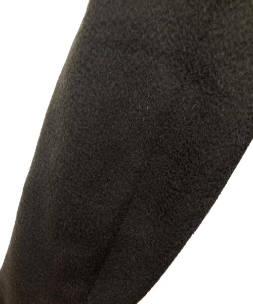 MaxMara（マックスマーラ）MaxMara (マックスマーラ) ラパンファー フーデッド ロングガウンコート ブラウン サイズ:40の古着・服飾アイテム