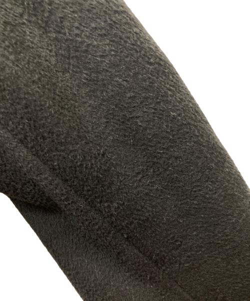 MaxMara（マックスマーラ）MaxMara (マックスマーラ) ラパンファー フーデッド ロングガウンコート ブラウン サイズ:40の古着・服飾アイテム