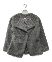 Bibiy.（ビビィ）の古着「ODETTE BOA JACKET」｜グレー