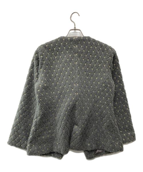 Bibiy.（ビビィ）Bibiy. (ビビィ) ODETTE BOA JACKET グレー サイズ:Fの古着・服飾アイテム