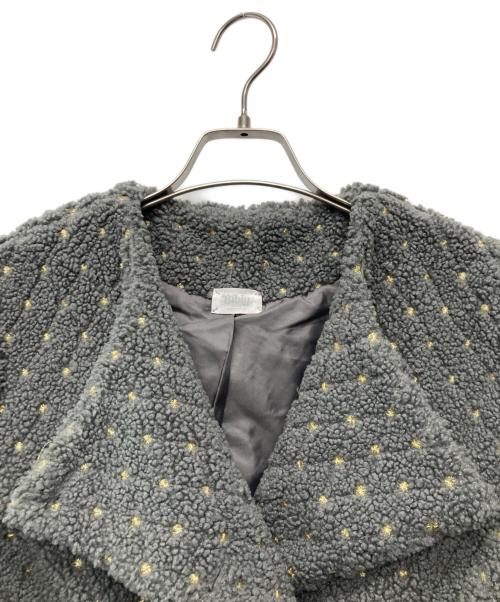Bibiy.（ビビィ）Bibiy. (ビビィ) ODETTE BOA JACKET グレー サイズ:Fの古着・服飾アイテム