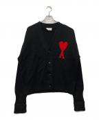 AMI Alexandre Mattiussiアミアレクサンドルマテュッシ）の古着「Ami De Coeur Oversize Cardigan」｜ブラック