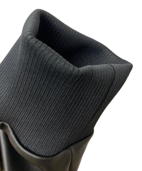 adidas Originals（アディダスオリジナル）adidas originals (アディダスオリジナル) Jeremy Scott (ジェレミー スコット) Pride Faux Leather Mesh Tracksuit Jacket/JY2016 ブラック サイズ:J XLの古着・服飾アイテム