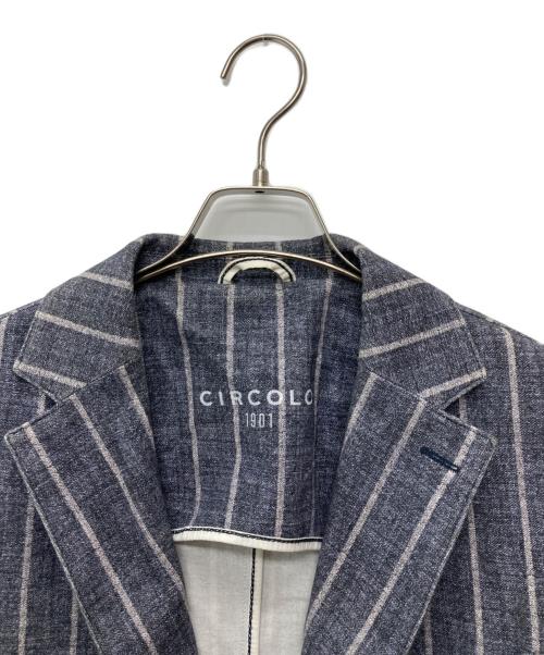 CIRCOLO 1901（チルコロ1901）Circolo 1901 (チルコロ1901) テーラードジャケット/CN2221 グレー サイズ:52の古着・服飾アイテム