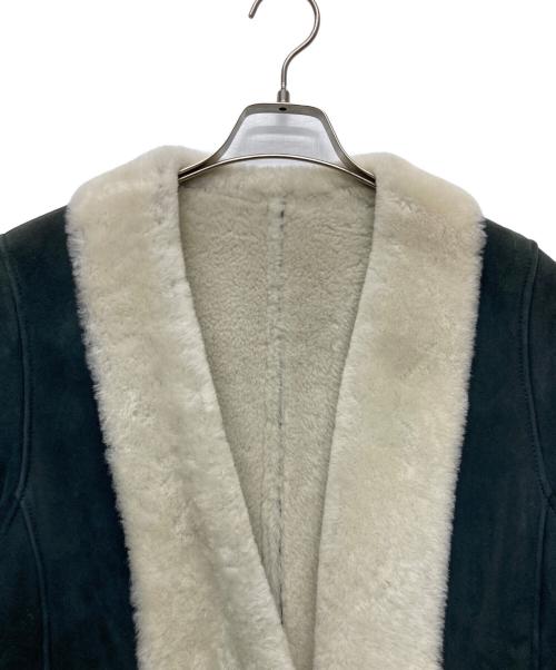 LOEWE（ロエベ）LOEWE (ロエベ) ムートンコート ネイビー サイズ:38の古着・服飾アイテム