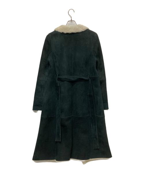 LOEWE（ロエベ）LOEWE (ロエベ) ムートンコート ネイビー サイズ:38の古着・服飾アイテム