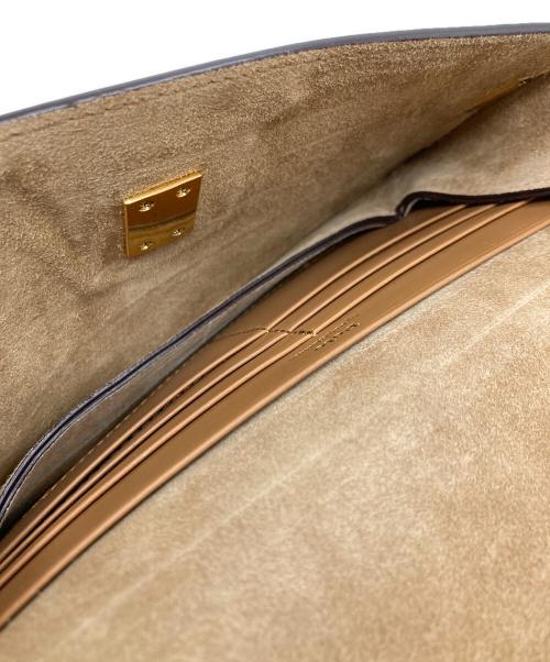 POLO RALPH LAUREN（ポロ・ラルフローレン）POLO RALPH LAUREN (ポロ・ラルフローレン) ベルテッドショルダークラッチバック ブラウンの古着・服飾アイテム