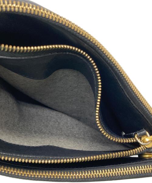 CELINE（セリーヌ）CELINE (セリーヌ) ラージトリオショルダーバック ブラックの古着・服飾アイテム