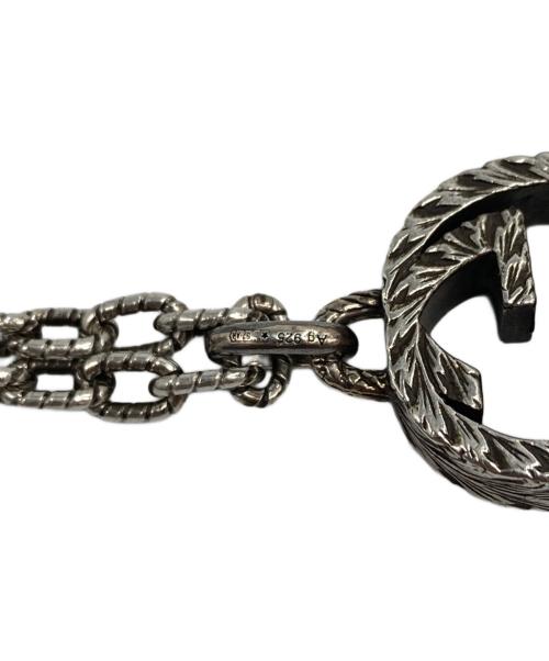 GUCCI（グッチ）GUCCI (グッチ) インターロッキングG アラベスク ネックレス シルバーの古着・服飾アイテム