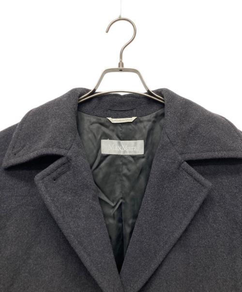 MaxMara（マックスマーラ）MaxMara (マックスマーラ) ウールロングコート ブラウン サイズ:40の古着・服飾アイテム