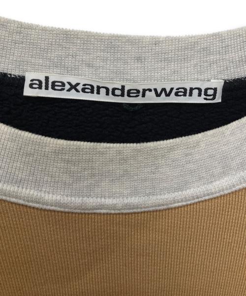 ALEXANDER WANG（アレキサンダー・ワン）ALEXANDER WANG (アレキサンダー・ワン) クルーネックスウェット/UCC3221523 ベージュ サイズ:Ｌの古着・服飾アイテム