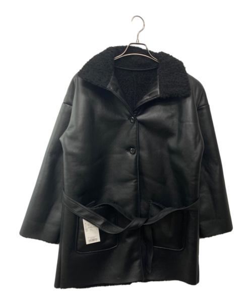 RIM.ARK（リムアーク）RIM.ARK (リムアーク) ボアドッキングミドルコート ブラック サイズ:FREEの古着・服飾アイテム