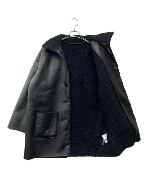 RIM.ARK（リムアーク）RIM.ARK (リムアーク) ボアドッキングミドルコート ブラック サイズ:FREEの古着・服飾アイテム