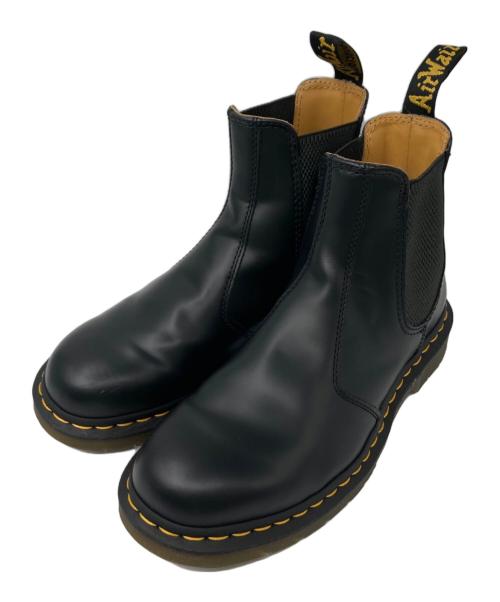 Dr.Martens（ドクターマーチン）Dr.Martens (ドクターマーチン) YELLOW STITCH サイドゴア チェルシーブーツ ブラック サイズ:UK7の古着・服飾アイテム