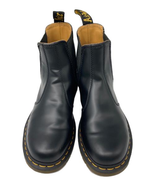 Dr.Martens（ドクターマーチン）Dr.Martens (ドクターマーチン) YELLOW STITCH サイドゴア チェルシーブーツ ブラック サイズ:UK7の古着・服飾アイテム