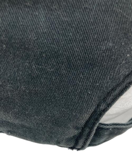 MM6 Maison Margiela（エムエムシックスメゾンマルジェラ）MM6 Maison Margiela (エムエムシックスメゾンマルジェラ) ベースボールキャップ ブラックの古着・服飾アイテム