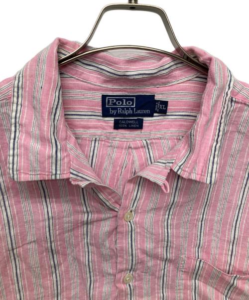 POLO RALPH LAUREN（ポロ・ラルフローレン）POLO RALPH LAUREN (ポロ・ラルフローレン) オープンカラーシャツ ピンク サイズ:ＸＬの古着・服飾アイテム