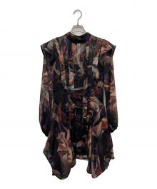 ALL SAINTS（オールセインツ）の古着「FLEUR LS TIPPI DRESS/WD159Z」｜ブラウン